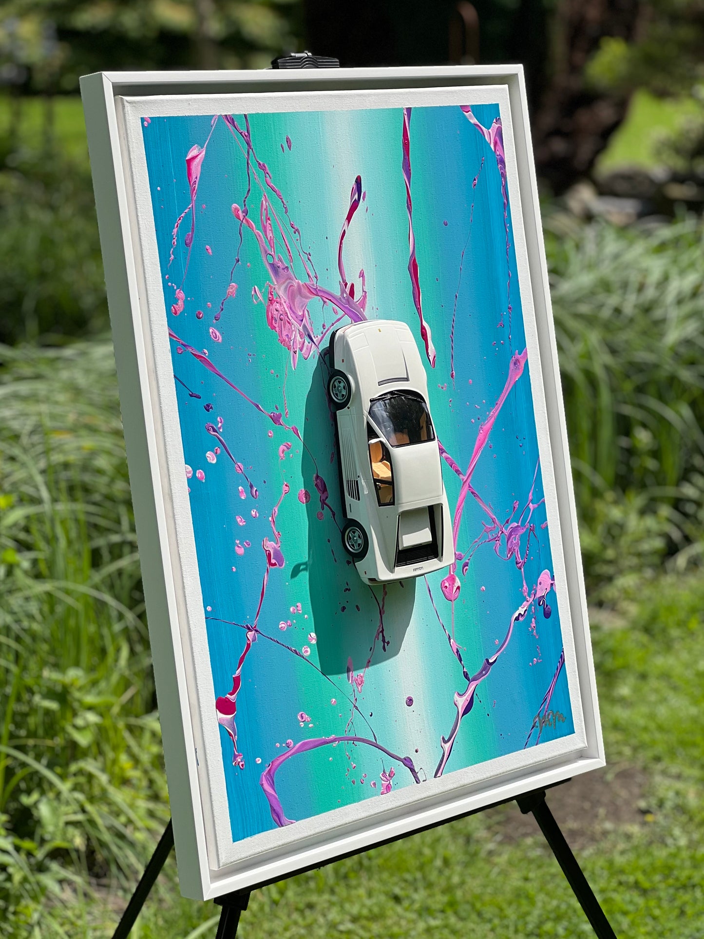 ArtCar auf Leinwand - Miami Vice Edition 54x75