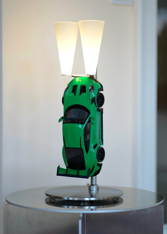 ArtCar Lampe Porsche 992 GT3 RS Grün