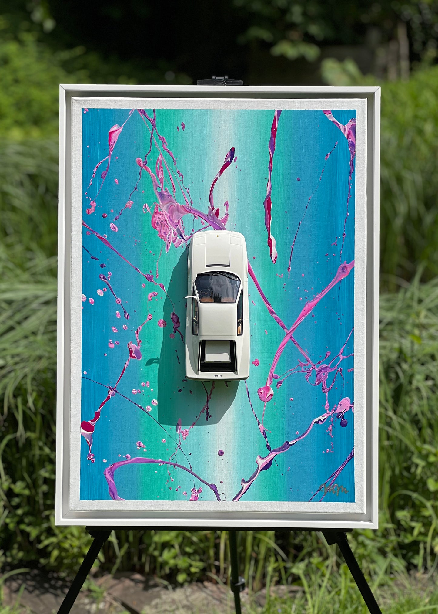 ArtCar auf Leinwand - Miami Vice Edition 54x75